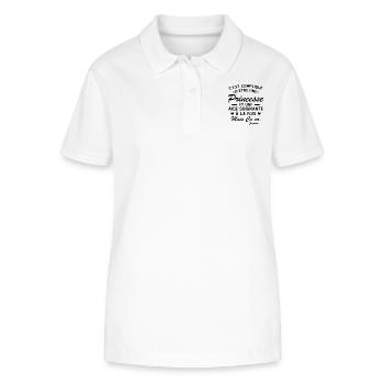 Princess and Caregiver - Stanley/Stella Women’s Organic Polo Shirt ELLISER - white - Front - Anna (173cm)