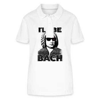I’ll Be Bach – Klassik trifft auf Kult - Stanley/Stella Frauen Bio-Poloshirt ELLISER - Weiß - Vorne - Anna (173cm)