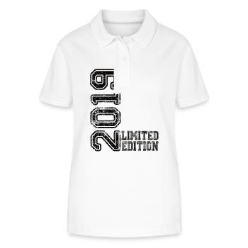 Édition limitée 2019 - Polo bio ELLISER Stanley/Stella Femme - blanc - Devant - Anna (173cm)