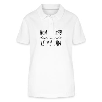 Homeopath Homeopathic Herbs Holistic - Stanley/Stella Women’s Organic Polo Shirt ELLISER - white - Front - Anna (173cm)
