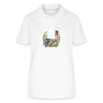 Bird breeder Ornithologist Bird watcher - Stanley/Stella Women’s Organic Polo Shirt ELLISER - white - Front - Anna (173cm)