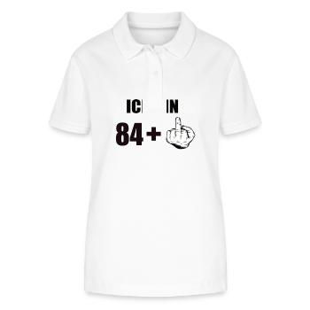 85 Geburtstag - Stanley/Stella Frauen Bio-Poloshirt ELLISER - Weiß - Vorne - Anna (173cm)