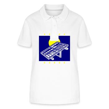Photovoltaic System Solar Energy - Stanley/Stella Women’s Organic Polo Shirt ELLISER - white - Front - Anna (173cm)