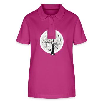 Wunder Fantasie Baum - Stanley/Stella Frauen Bio-Poloshirt ELLISER - Orchidee - Vorne - Luana (180cm)