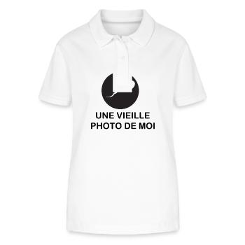 Une Vieille Photo De Moi - Polo bio ELLISER Stanley/Stella Femme - blanc - Devant - Anna (173cm)