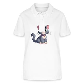 Kartäuser 15 - Stanley/Stella Frauen Bio-Poloshirt ELLISER - Weiß - Vorne - Anna (173cm)