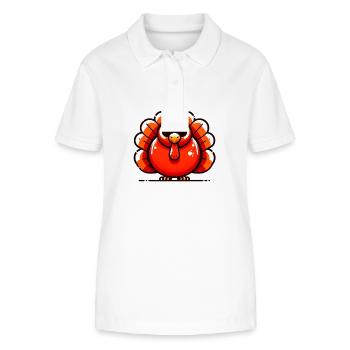 Turkei - Stanley/Stella Frauen Bio-Poloshirt ELLISER - Weiß - Vorne - Anna (173cm)
