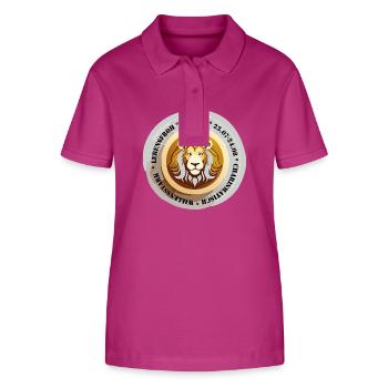 Sternzeichen Löwe - Stanley/Stella Frauen Bio-Poloshirt ELLISER - Orchidee - Vorne - Luana (180cm)