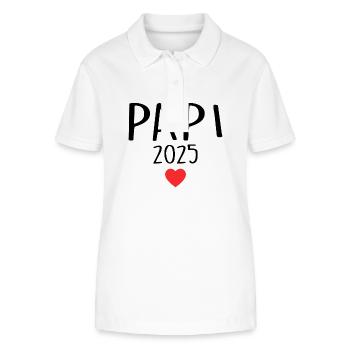 Dad - Future Dad 2025 - Stanley/Stella Women’s Organic Polo Shirt ELLISER - white - Front - Anna (173cm)