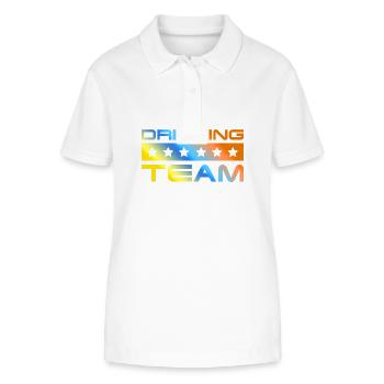 Drinking Crew Colorful - Stanley/Stella Women’s Organic Polo Shirt ELLISER - white - Front - Anna (173cm)