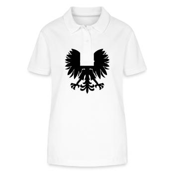 Polen - Stanley/Stella Frauen Bio-Poloshirt ELLISER - Weiß - Vorne - Anna (173cm)