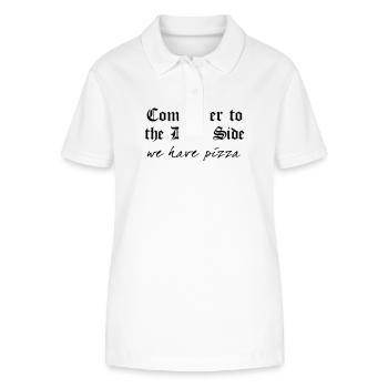 Dark Side - Stanley/Stella Women’s Organic Polo Shirt ELLISER - white - Front - Anna (173cm)