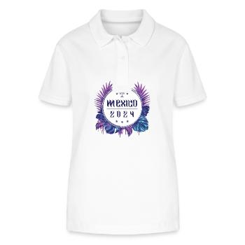Mexico 2024 - Stanley/Stella Women’s Organic Polo Shirt ELLISER - white - Front - Anna (173cm)