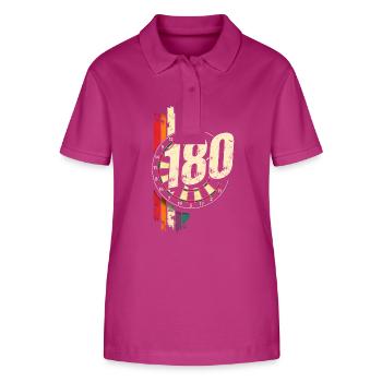 Darts 180 Dartboard Triple Dart Dartpfeil - Stanley/Stella Frauen Bio-Poloshirt ELLISER - Orchidee - Vorne - Luana (180cm)
