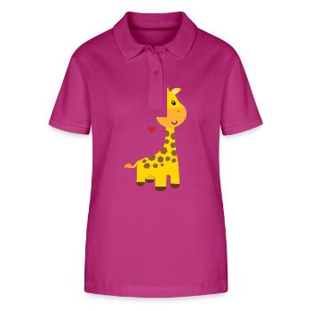 Giraffe - Stanley/Stella Women’s Organic Polo Shirt ELLISER - orchid Flower - Front - Luana (180cm)