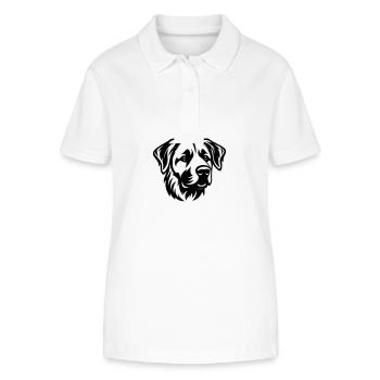 Kangal Dog Head - Stanley/Stella Women’s Organic Polo Shirt ELLISER - white - Front - Anna (173cm)