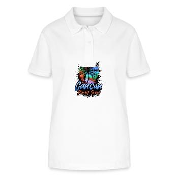 Cancun Party Crew Vacation - Stanley/Stella Women’s Organic Polo Shirt ELLISER - white - Front - Anna (173cm)