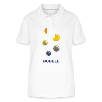 Bubble - Stanley/Stella Women’s Organic Polo Shirt ELLISER - white - Front - Anna (173cm)