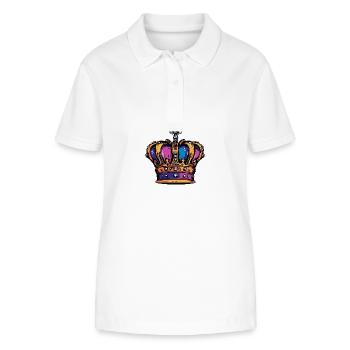 Couronne - Polo bio ELLISER Stanley/Stella Femme - blanc - Devant - Anna (173cm)