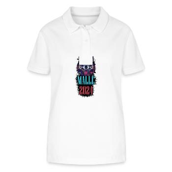 Malle 2024 Holiday Wolf - Stanley/Stella Women’s Organic Polo Shirt ELLISER - white - Front - Anna (173cm)