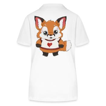 Enfant renard - Polo bio ELLISER Stanley/Stella Femme - blanc - Dos - Anna (173cm)
