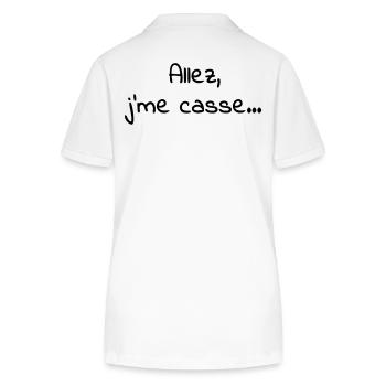 Allez_jme_casse - Stanley/Stella Women’s Organic Polo Shirt ELLISER - white - Back - Anna (173cm)