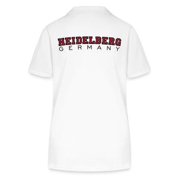 Heidelberg Germany Red/Black - Stanley/Stella Women’s Organic Polo Shirt ELLISER - white - Back - Anna (173cm)