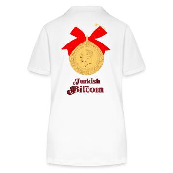 Turkish Bitcoin - Stanley/Stella Women’s Organic Polo Shirt ELLISER - white - Back - Anna (173cm)