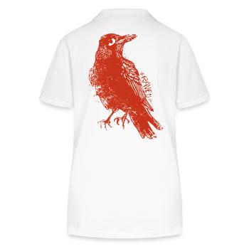 The Raven - Der Rabe Grungy - Stanley/Stella Women’s Organic Polo Shirt ELLISER - white - Back - Anna (173cm)