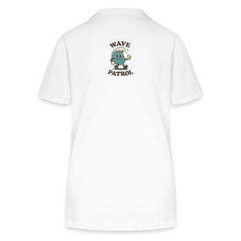 Wave Patrol - Stanley/Stella Women’s Organic Polo Shirt ELLISER - white - Back - Anna (173cm)