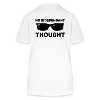 No independent thought - Stanley/Stella Women’s Organic Polo Shirt ELLISER - white - Back - Anna (173cm)