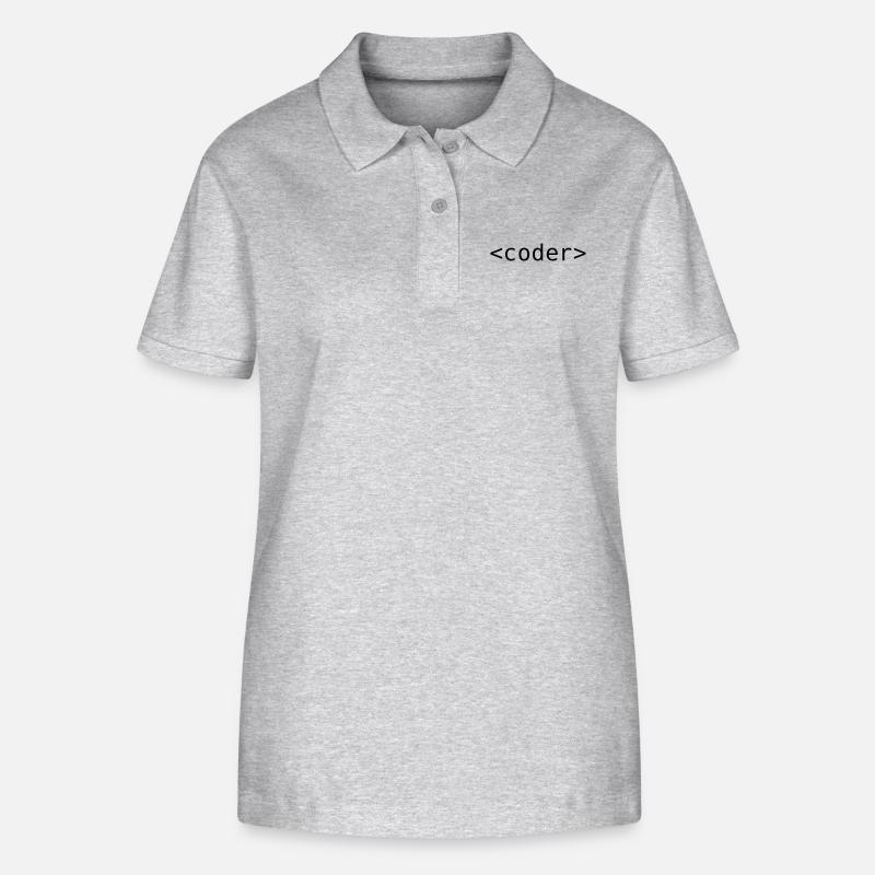 Developer / Programmer - Stanley/Stella Women’s Organic Polo Shirt ELLISER - heather grey