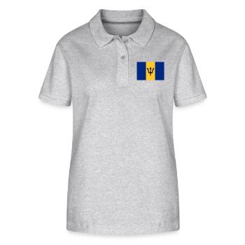 Barbados - Stanley/Stella Women’s Organic Polo Shirt ELLISER - heather grey - Front - Anna (173cm)