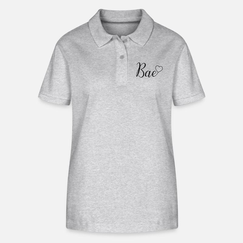 Bae - Stanley/Stella Frauen Bio-Poloshirt ELLISER - Grau meliert