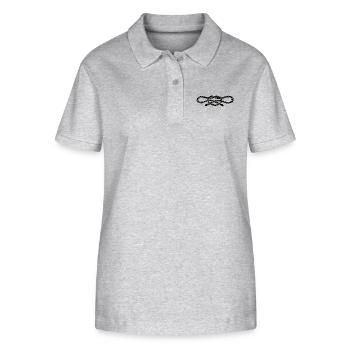 Rope Handcuffs - Pablo Escobar - Stanley/Stella Women’s Organic Polo Shirt ELLISER - heather grey - Front - Anna (173cm)