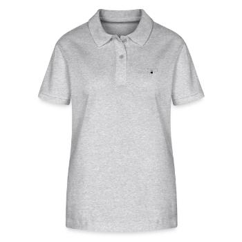 Fischerboot in Nordnorwegen - Stanley/Stella Frauen Bio-Poloshirt ELLISER - Grau meliert - Vorne - Anna (173cm)