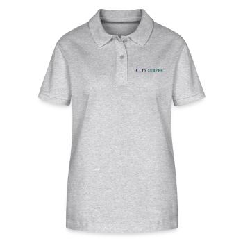kitesurfer_vec_3 en - Stanley/Stella Women’s Organic Polo Shirt ELLISER - heather grey - Front - Anna (173cm)