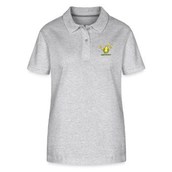 Sweet Corn! Mais Corn Spruch Geschenk Idee - Stanley/Stella Frauen Bio-Poloshirt ELLISER - Grau meliert - Vorne - Anna (173cm)