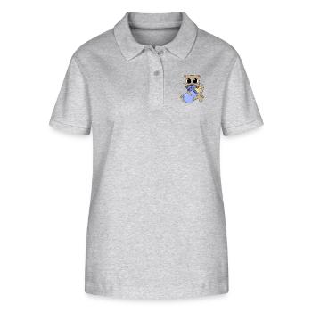 Baby Young Cat - Stanley/Stella Women’s Organic Polo Shirt ELLISER - heather grey - Front - Anna (173cm)