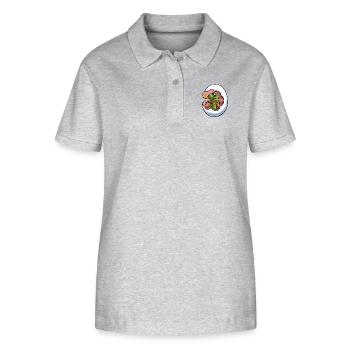 Baby Dragon hatches from Dragon Egg Dragon Egg - Stanley/Stella Women’s Organic Polo Shirt ELLISER - heather grey - Front - Anna (173cm)