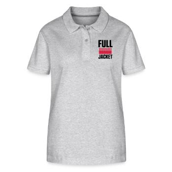 FULL AMMO JACKET - Stanley/Stella Frauen Bio-Poloshirt ELLISER - Grau meliert - Vorne - Anna (173cm)