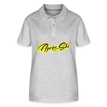 Après-ski - Stanley/Stella Women’s Organic Polo Shirt ELLISER - heather grey - Front - Anna (173cm)