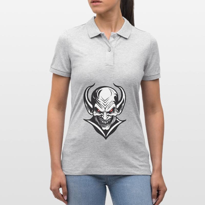 Devil / Hell / Horror / Devilish / Evil Stanley/Stella Women’s Organic Polo Shirt ELLISER