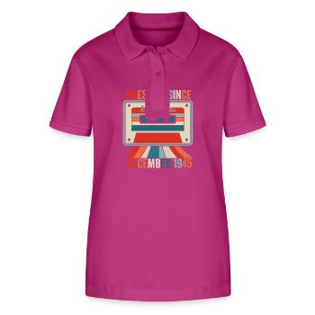 Dezember 1945 - Awesome seit Dezember 1945 - Stanley/Stella Frauen Bio-Poloshirt ELLISER - Orchidee - Vorne - Luana (180cm)