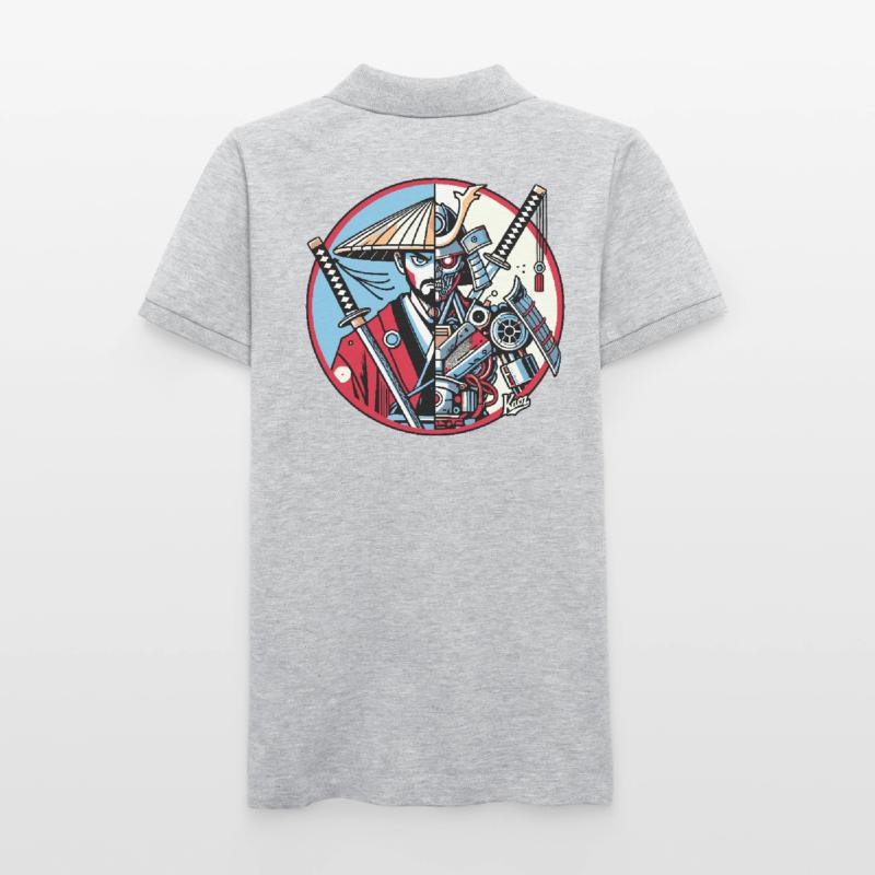 Samurai-Ronin oder Mecha-Shogun Stanley/Stella Frauen Bio-Poloshirt ELLISER