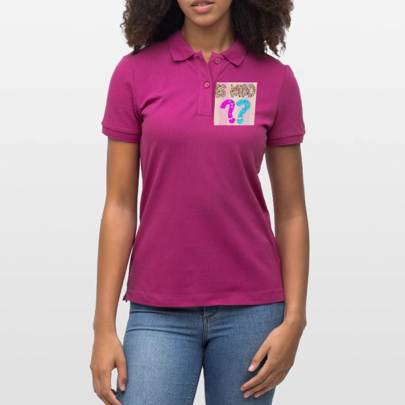 BABYSPRÜCHE - ES WIRD EIN MÄDCHEN ODER JUNGE FRAGE Stanley/Stella Frauen Bio-Poloshirt ELLISER