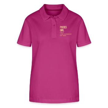Poissons - Polo bio ELLISER Stanley/Stella Femme - mauve orchidée - Devant - Luana (180cm)