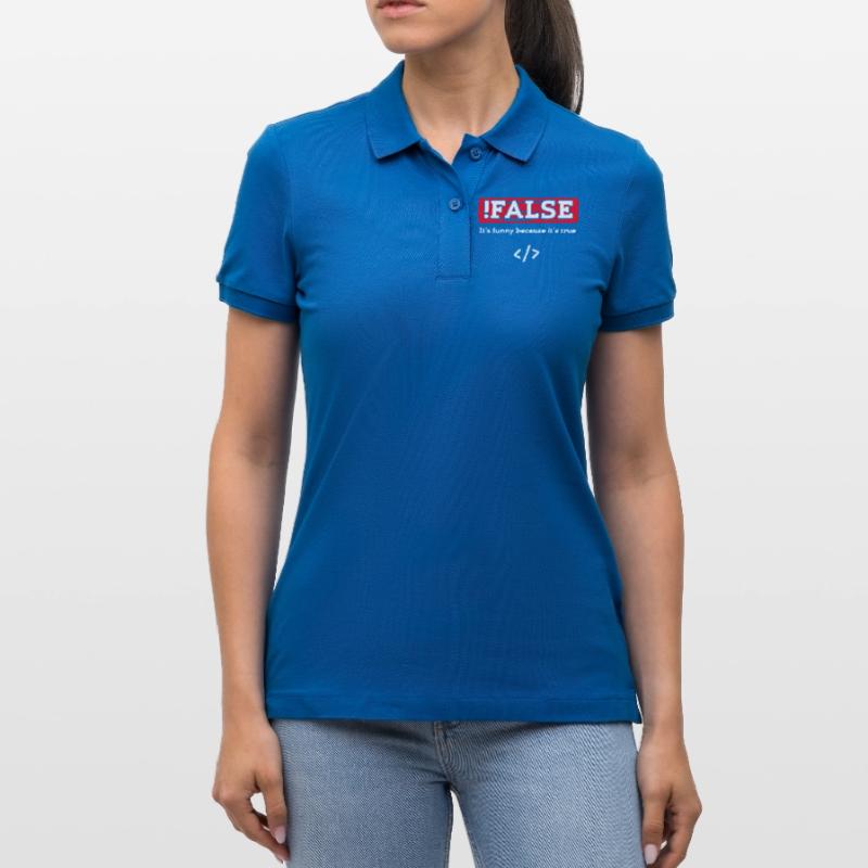 Debug Scripting Statement Développeur Code Nerd Polo bio ELLISER Stanley/Stella Femme