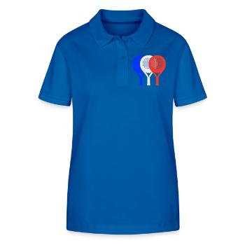 padel-france2 - Stanley/Stella Women’s Organic Polo Shirt ELLISER - royal blue - Front - Anna (173cm)