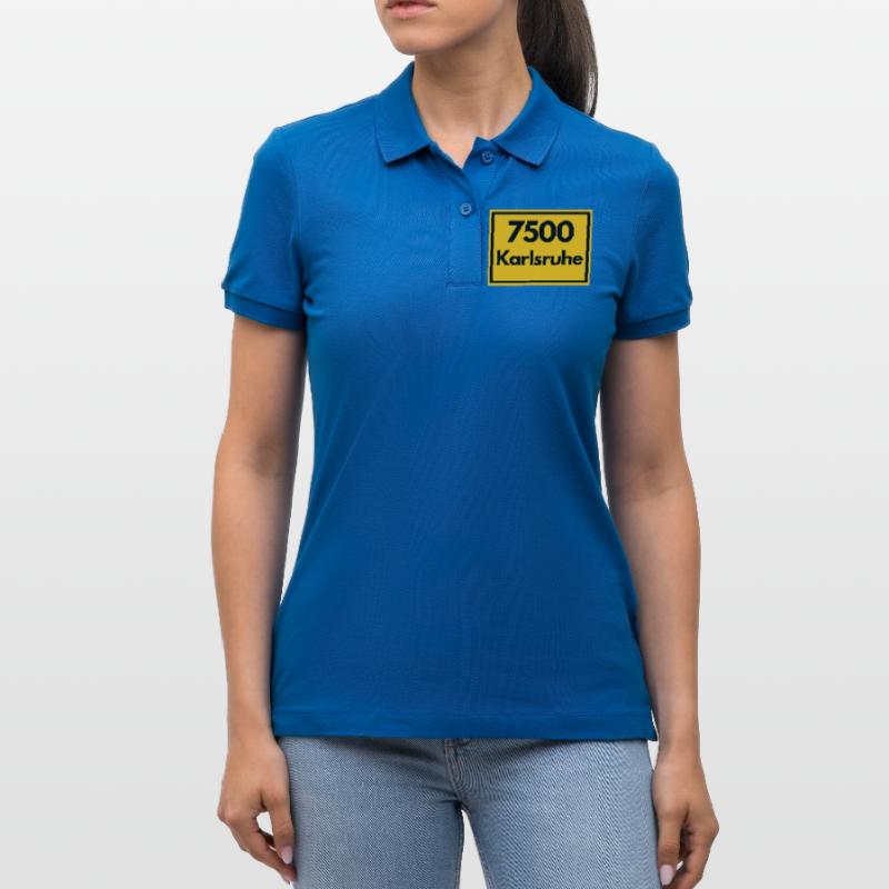 OLD POSTCODE ZIP CODE 7500 KARLSRUHE FÄCHERSTADT Stanley/Stella Women’s Organic Polo Shirt ELLISER